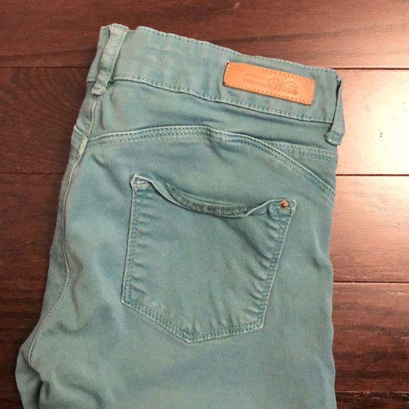 ZARA Mint Skinny Jeans - Picture 1 of 2